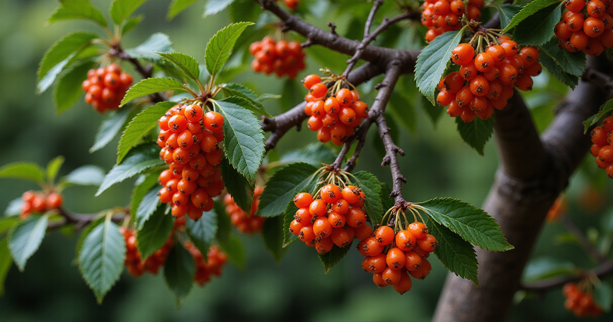 Bonsai de Piracanta (Pyracantha): Espinhos, Flores Brancas e Frutos Coloridos